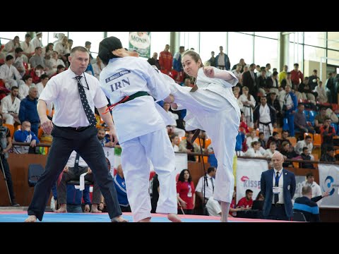 European Championship in Armenia, Zeinad Hossein Poor (IRN) vs Julia Zak (NDL)