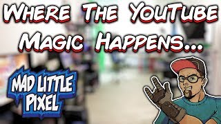 Where The Magic Happens! YouTube Studio Tour! My Doomsday Shelter! Game Room/Garage!