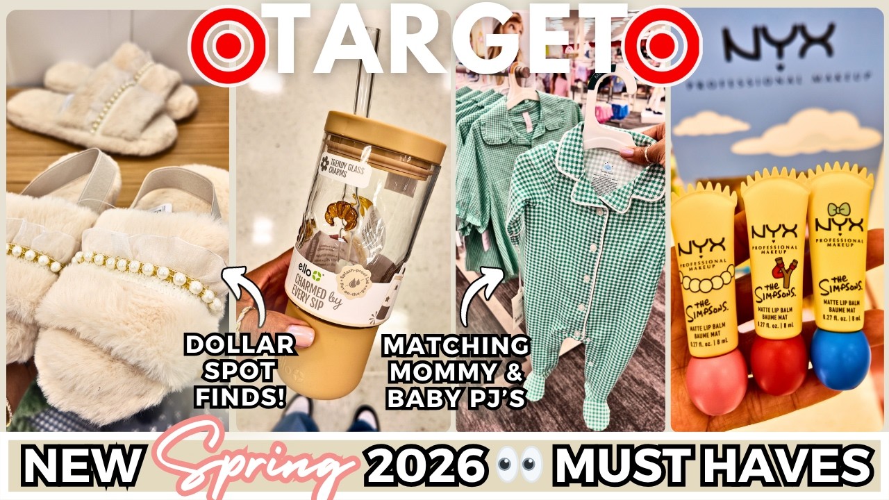 TARGET SHOP WITH ME 2026 | Dollar Spot Finds + Mother’s Day, NEW Threshold & NYX Simpsons Collab