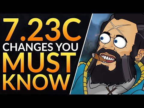 What You MUST KNOW in Patch 7.23C - HUGE CHANGES, BUFFS and NERFS - Dota 2 Meta Guide