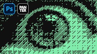 How To Make Vintage Pattern Dither Effect In Photoshop