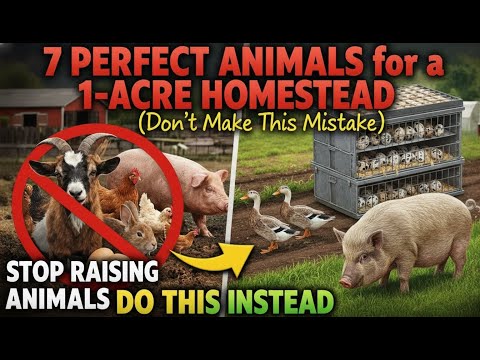 7 Perfect Animals for a 1-Acre Homestead (Don’t Make This Mistake)