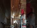 Installing Tongue and Groove Ceiling Planks | Tiny House Build