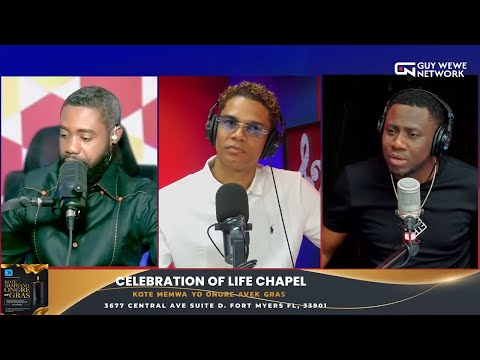 Guy Wewe ak Luckner Garaud ap resevwa Antonny Drew sou album "Remission" li a