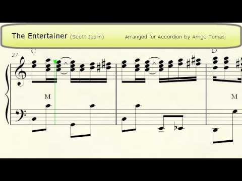 The Entertainer (Scott Joplin) - Accordion Sheet Music