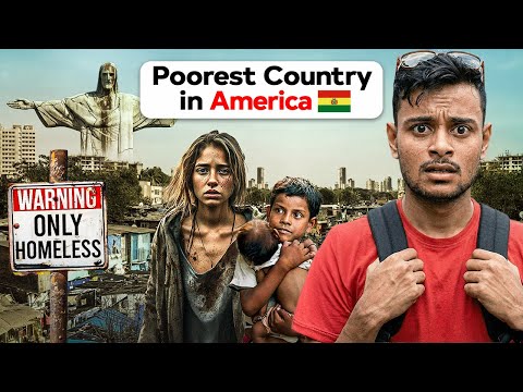 Surviving 24 hrs in poorest country in America : Bolivia 🇧🇴