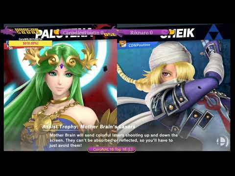 CanadienPoutin [Sheik] vs Riknaro [Palutena] CoroNAL16 Top 16 Losers
