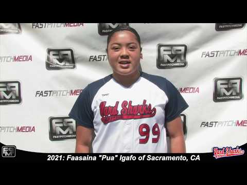 2021 Faasaina "Pua" Igafo Catcher Softball Skills Video - Yardsharks