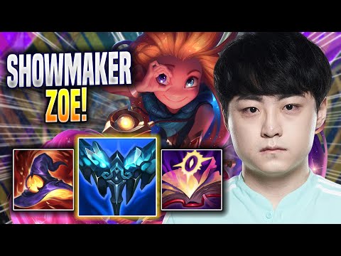 SHOWMAKER PERFECT GAME WITH ZOE! - DK ShowMaker Plays Zoe MID vs Lux! | Season 2022
