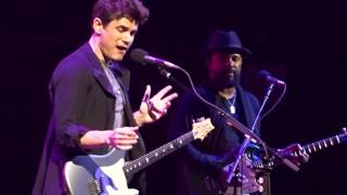 Video thumbnail for Moving On and Getting Over (live) - John Mayer 4/9/2017 Boston, MA (New PRS Guitar) by Matt Frazier (mfrazier55)