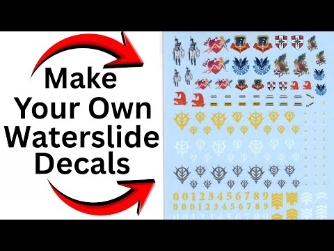 How To Make Your Own Waterslide Decals