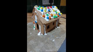 Testing gingerbread house cutter