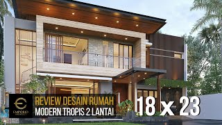 Video Desain Rumah Modern 2 Lantai Ibu Namira di  Jakarta Timur