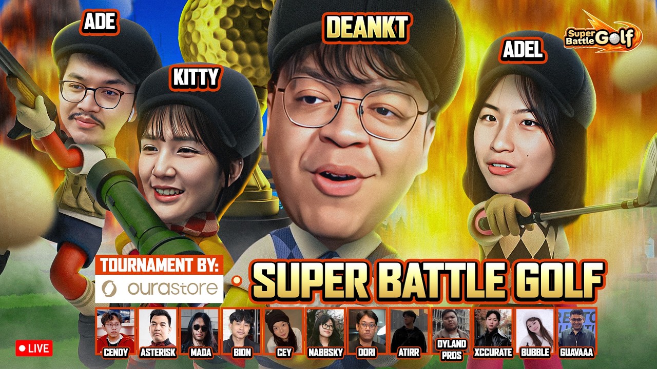 ⚔️ OURASTORE TOURNAMENT ⚔️ SUPER BATTLE GOLF B2F ⚔️ 16 PLAYER RUSUHHHHH ⚔️