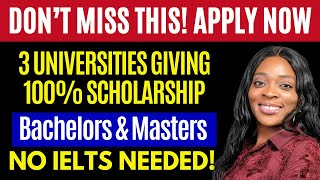 Study in These 3 Universities For FREE | COME WITH FAMILY