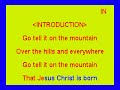 GO TELL IT ON THE MOUNTAIN