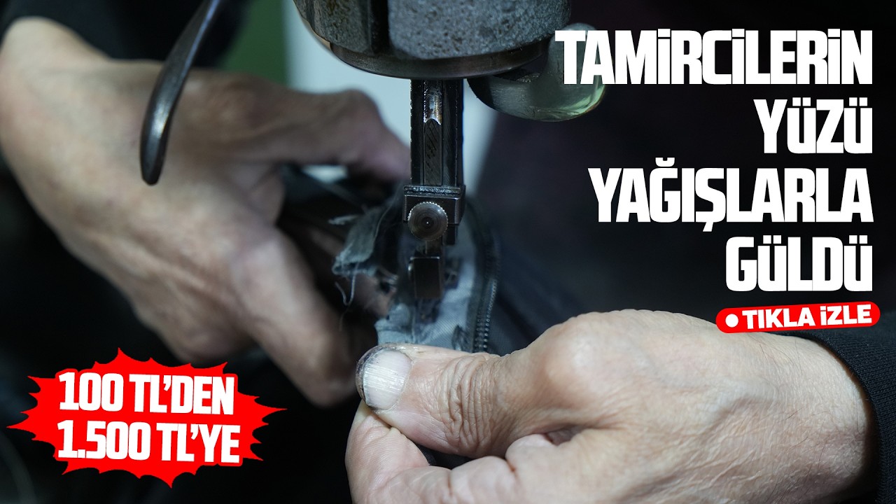 Samsun'da yağmurlar tamirci tezgahlarını hareketlendirdi