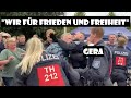 eskalation polizei demonstranten gera elsässer sellner kohlmann poggenburg 27.7.24