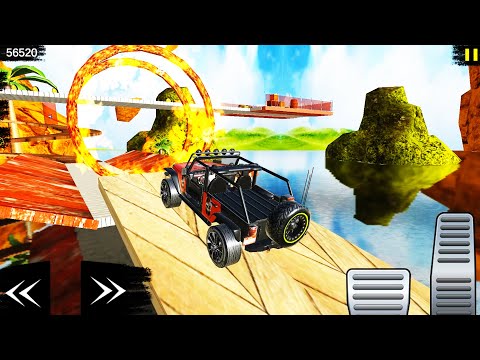 Impossible Jeep Stunt Driving SUV Game: Jeep 4x4 Stunt 3D | Android GamePlay
