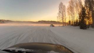 preview picture of video 'Audi A4 racing on a frozen lake'