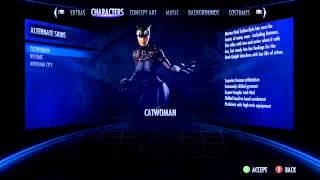 Injustice Gods Among Us ALL Catwoman Costumes And How To Unlock