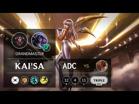 Kai'Sa ADC vs Taliyah - KR Grandmaster Patch 10.2