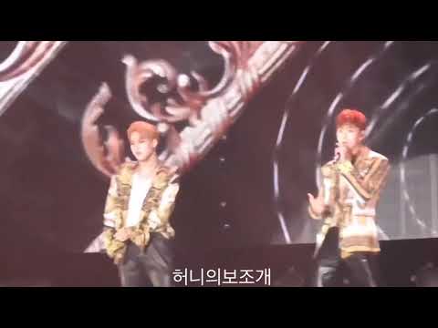181010 'THE CONNECT IN OSAKA' "Versace On The Floor" "강백호" MONSTAX JOOHEON 주헌 SHOWNU 셔누