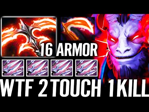 🔥 -16 ARMOR LVL3 Desolator RIKI GOD Carry — 2TOUCH 1KILL Tricks of The Trade Dota 2 Pro