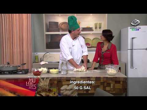 Receita dia 23/04/2013 - Pão de tomate seco com provolone