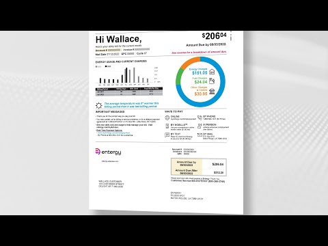 Entergy Arkansas Bill Matrix