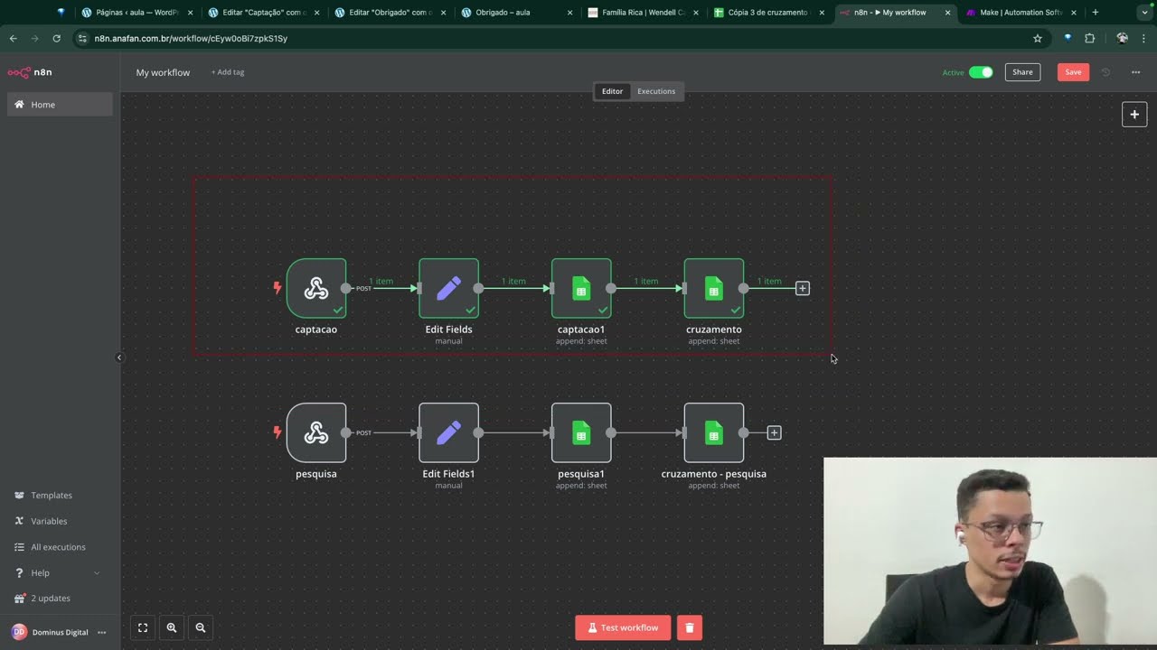 Página de Captura e Obrigado: Como Salvar e Cruzar Dados por Webhook [Tutorial]