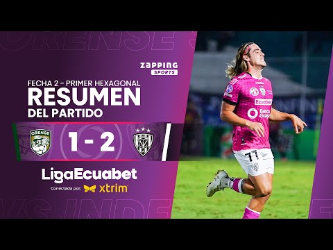 Orense SC 1 - 2 IDV / Fecha 2 - Primer Hexagonal  / Liga Ecuabet conectada por Xtrim