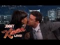 Jimmy Kimmel and Rihanna take the Twizzler Challenge for Autism Awareness Month