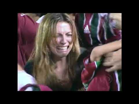 FLUMINENSE 3 X 1 LDU   PENALTIS    FINAL LIBERTADORES 2008   REPORTAGEM CARLOS GIL GE