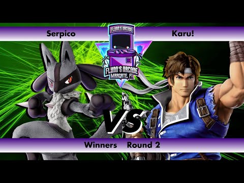 Flynn's Arcade 082 Winners Round 2 - Serpico (Lucario) vs Karu! (Richter) SSBU Tournament 2023