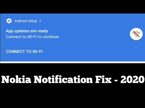 Disable Android Setup Notification - App Updates Are Ready | Nokia Notification Fix
