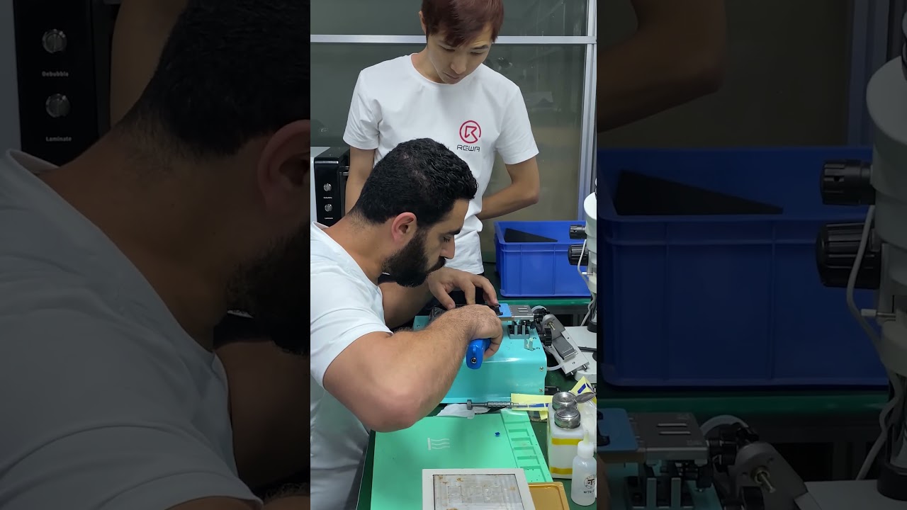 iPhone Screen Refurbishment - REWA Academy Onsite Training Day 1 #shorts