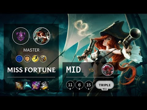 Miss Fortune Mid vs Katarina - EUW Master Patch 10.5
