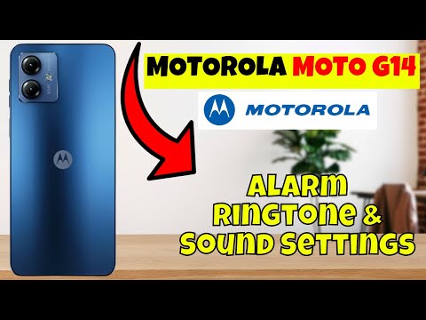 Motorola Moto G14 Alarm Ringtone & Sound Settings || How to use alarm ringtone options