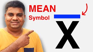 How To Type Mean Symbol In Word - [ x̄ ]