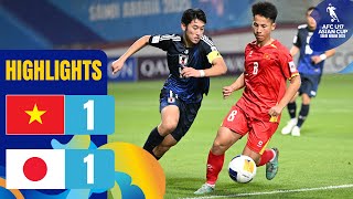 Highlights  Vietnam Vs Jepang (1-1) di AFC U17 Asian Cup 2025, Asa Golden Star Warriors Masih Ada