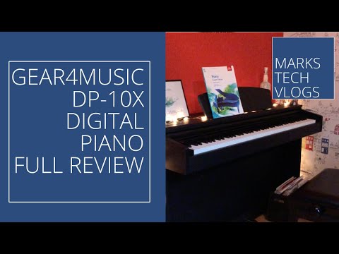 Gear4Music DP-10X Digital Piano Full Review with Demo