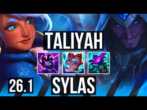 TALIYAH vs SYLAS (MID) | Good KDA: 9/1/6 | EUW Master | 26.1