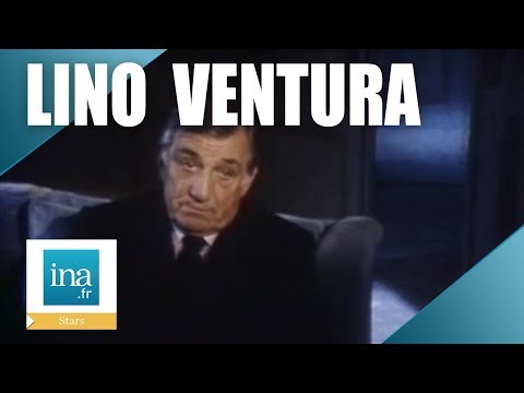 Lino Ventura parle de son métier d'acteur | Archive INA