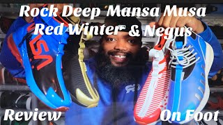 RockDeep Mansa Musa Red Winter &amp; Negus Review Plus On Foot. RockDeep Mansa Musa Negus Review.