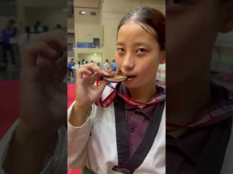 Open national taekwondo championship won by bronze medal 🥉 congratulations #taekwondo #wonderful