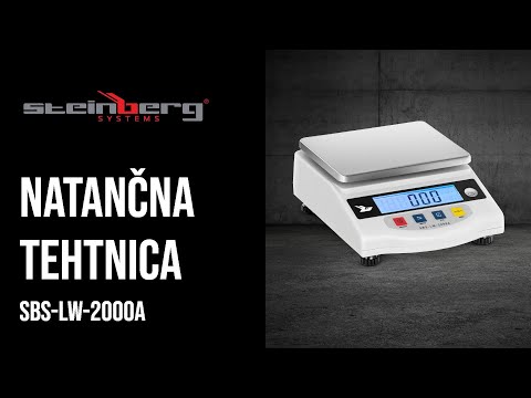videoposnetek - Natančna tehtnica - 2000 g / 0,05 g