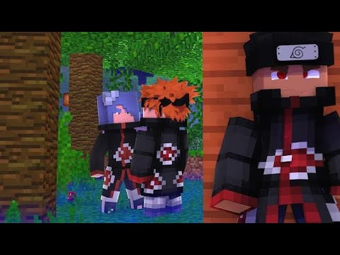 Minecraft: NARUTO C DARK ONLINE ESCONDERIJO  DA AKATSUKI!