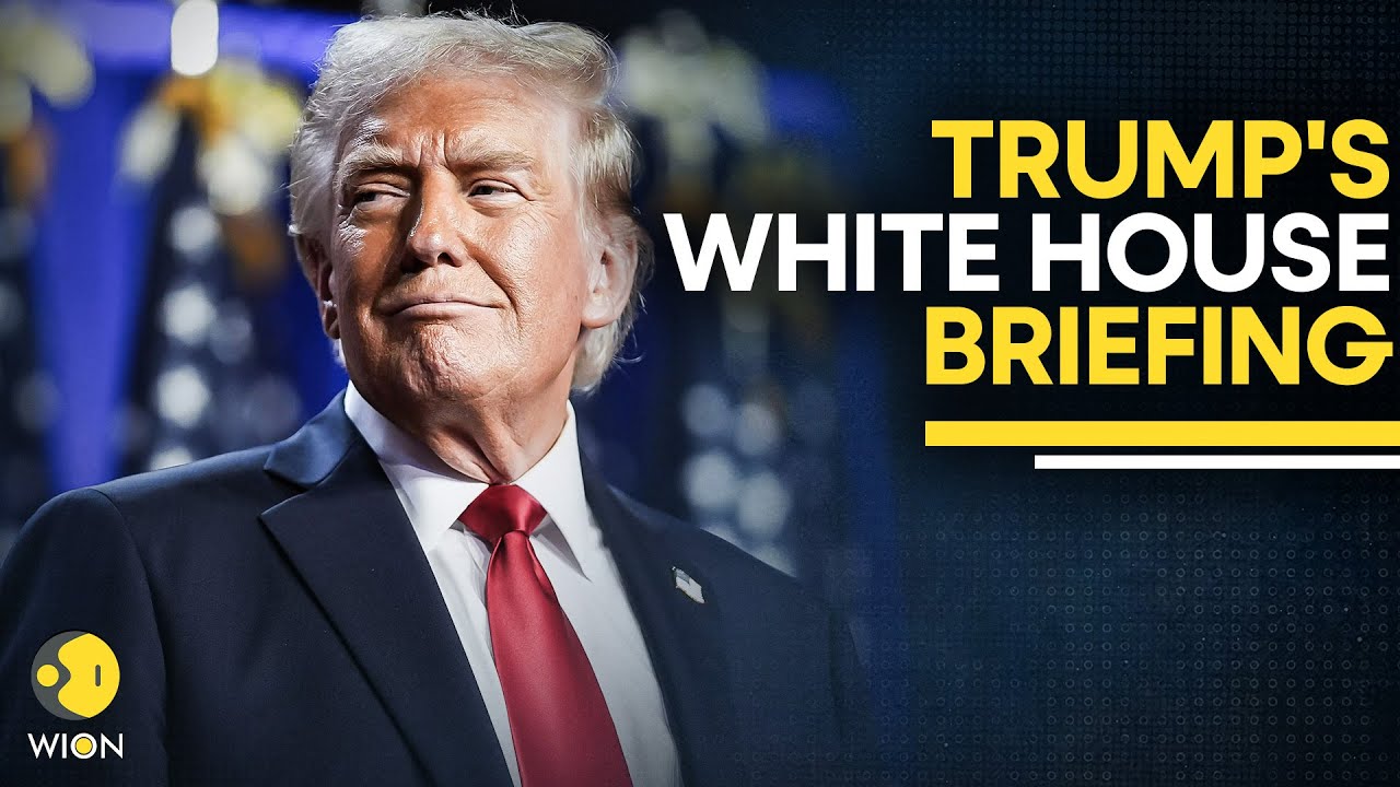 White House Briefing LIVE: US President Donald Trump Speaks From White House | Trump Briefing Live