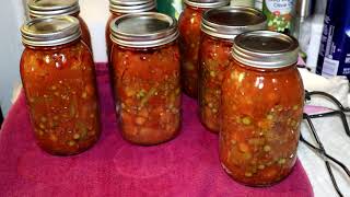 Canning Homemade Vegetable Beef Soup